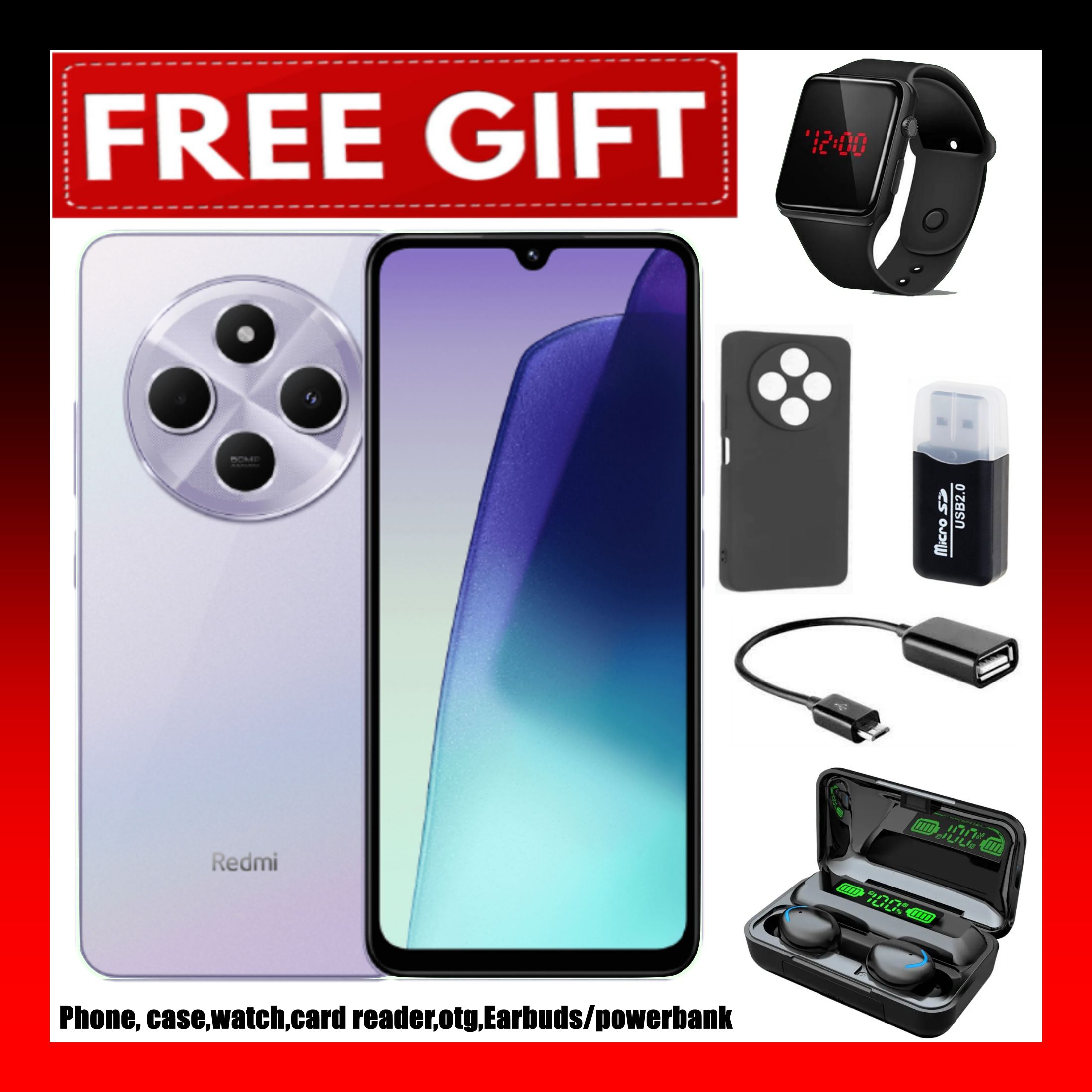 ANNIVERSARY DEALS!! [EAST AFRICA] BRAND NEW Xiaomi Redmi 14C 8(4+4)GB RAM + 256GB/128GB Storage 6.88" 120Hz HD+ 4G Dual Sim 5160mAh Battery 50MP triple main camera Android 14 Smart Phones+FREEBIES