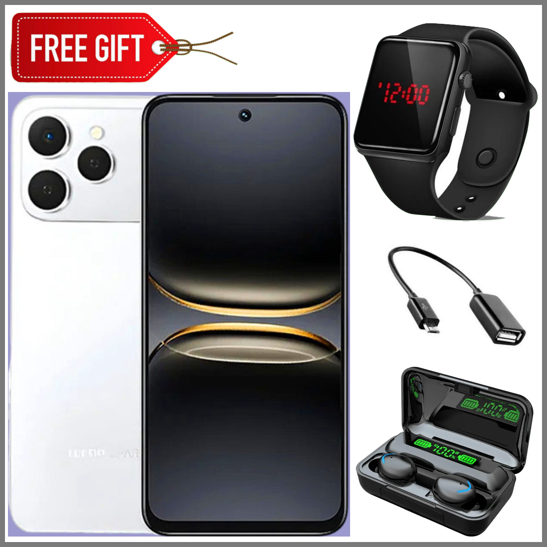 LIMITED TIME DEALS!! UPGRADING FROM TECNO SPARK 30C TO SPARK 40😍‼️🤳 128GB + 8GB(4+4GB EXTENDED) 6.67'' Hole Screen Camera 50MP 45W Super Charging 5200mAh Side Fingerprint +FREE GIFTS