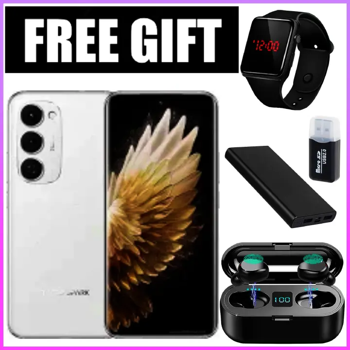 NEW ARRIVAL DEALS!!! Tecno Spark 40 Pro Plus 6.78" Curved AMOLED Screen, Upto 16GB RAM+128GB/256GB ROM, 5200mAh Battery, Android 15, 50MP+13MP Camera,Side Fingerprint - Smartphones+Free Gifts