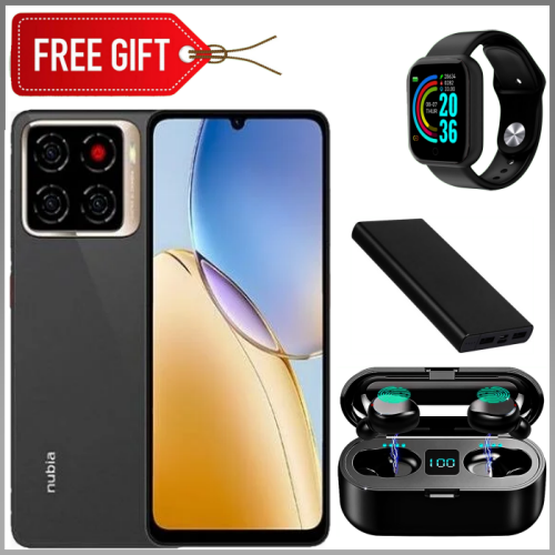 NEW ARRIVAL DEALS!!! ZTE A56 6.75" IPS LCD Display, 12GB RAM+128GB ROM, 5000mAh Battery, Android 15, 13MP+8MP Camera, Side Fingerprint+Face Unlock - Smartphones+FREE GIFTS