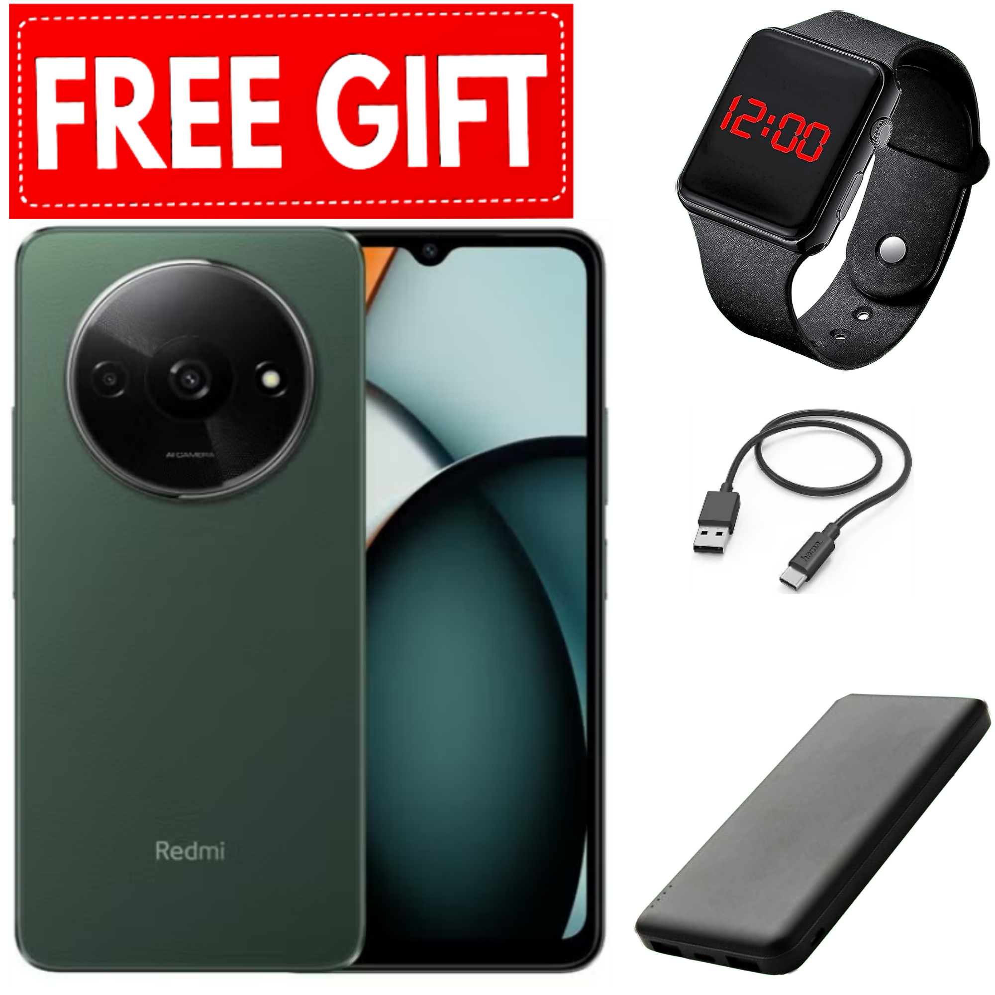 DISCOUNTED OFFER!! XIAOMI Redmi A3X 6.71" 64GB+3GB RAM 4G Network 5000mAh Battery 8MP AI Camera 10W Fast Charging Fingerprint Sensor Android 14 Smart Phones+FREE GIFTS