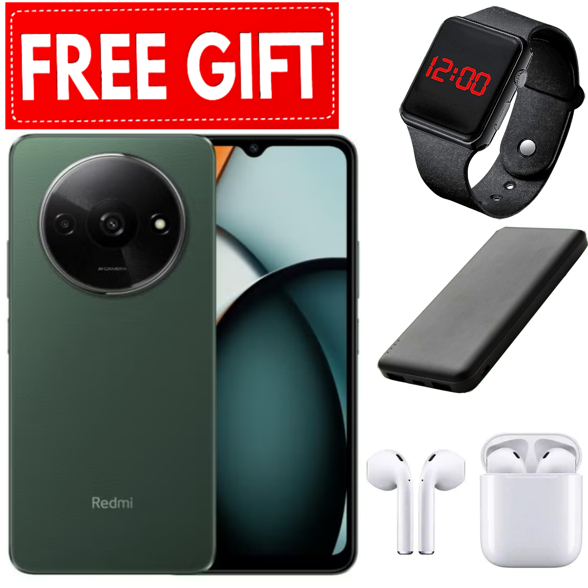 DISCOUNTED OFFER!! XIAOMI Redmi A3X 6.71" 64GB+3GB RAM 4G Network 5000mAh Battery 8MP AI Camera 10W Fast Charging Fingerprint Sensor Android 14 Smart Phones+FREE GIFTS