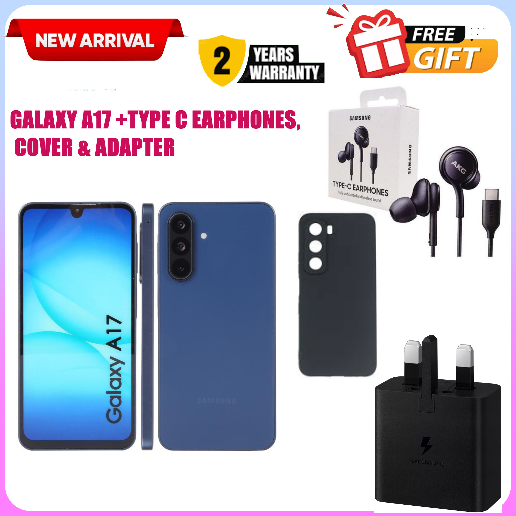 LIMITED TIME OFFERS!!! SAMSUNG GALAXY A17 128GB/256GB ROM Storage + 4/6/8GB RAM 6.7" Super AMOLED Display 50MP TripleSamsung A17, A17 samsung  Smart Phones+ FREEBIES