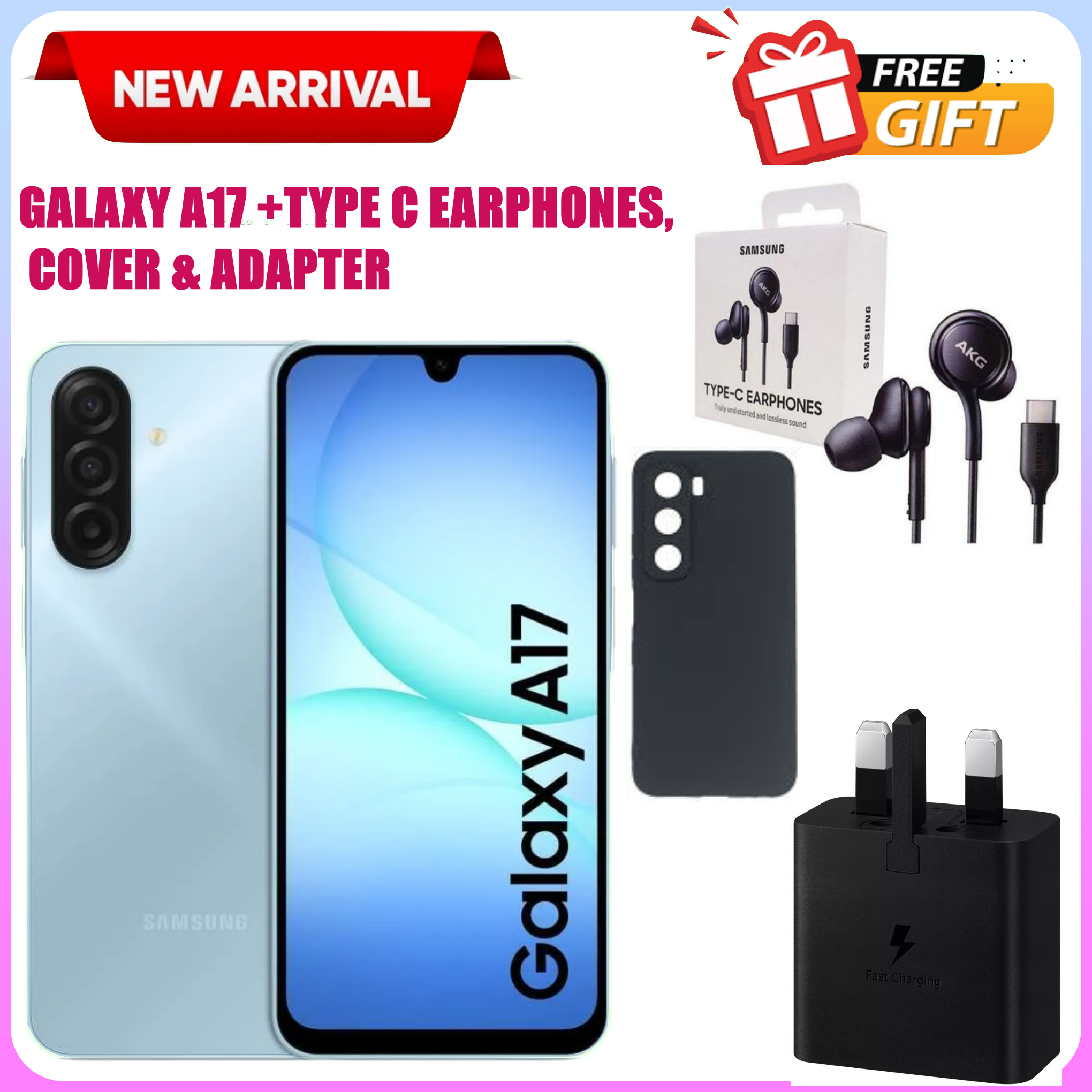 LIMITED TIME OFFERS!!! SAMSUNG GALAXY A17 128GB/256GB ROM Storage + 4/6/8GB RAM 6.7" Super AMOLED Display 50MP TripleSamsung A17, A17 samsung  Smart Phones+ FREEBIES