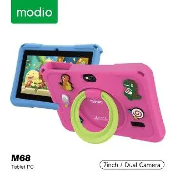 FLASH SALE DEALS!!Modio M68 Kid's Tablet - 7" IPS LCD Screen, 6GB RAM+128GB ROM, 3000mAh Battery, 8MP Main & 5MP Selfie Cameras, WiFi, Parental Control, Preloaded Learning Apps, Proof Case - Tablets
