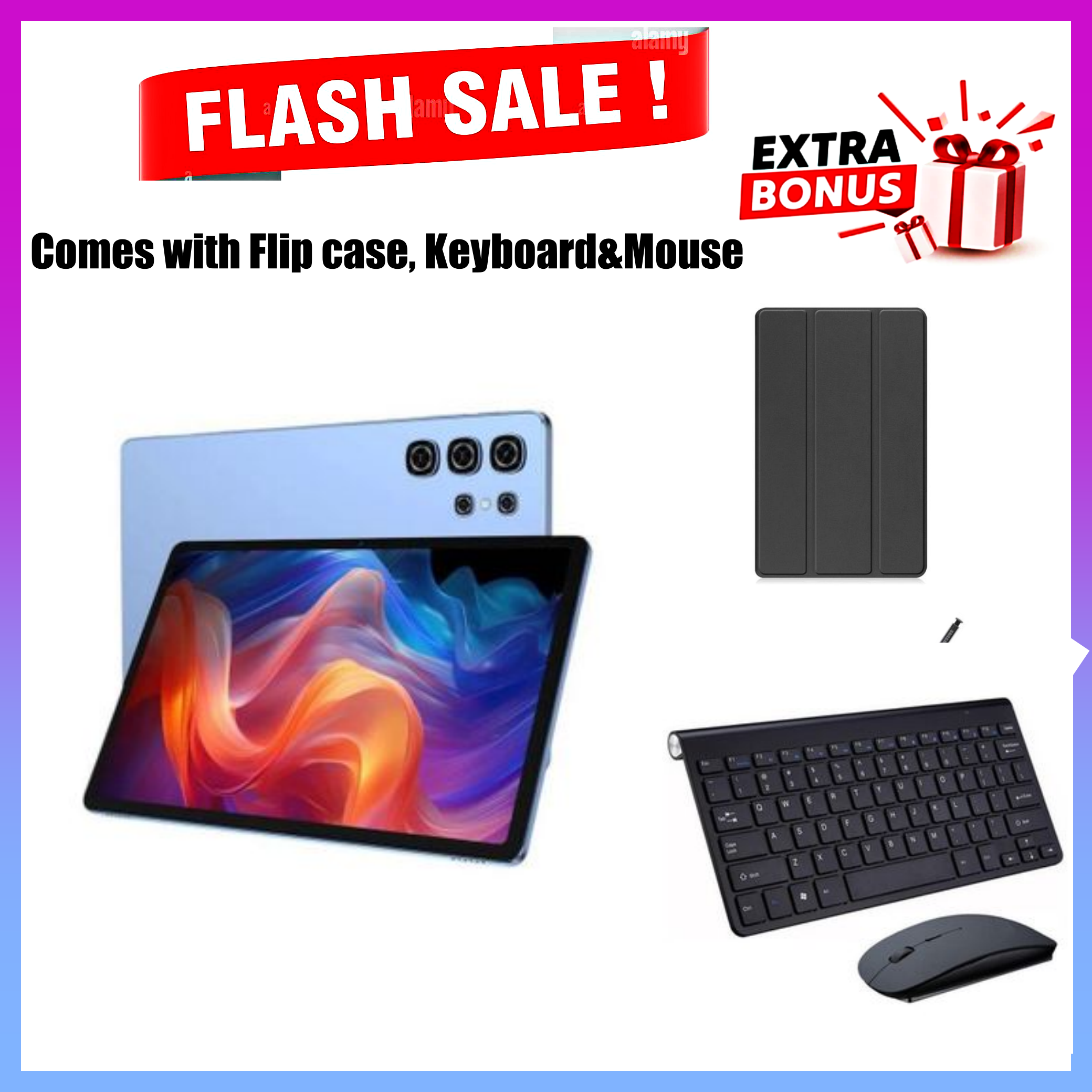 FLASH SALE DEALS!! Modio M92 5G Android Tablet, 11", 16GB RAM + 1TB, Dual SIM, 10000mAh With Keyboard & Stylus Pen