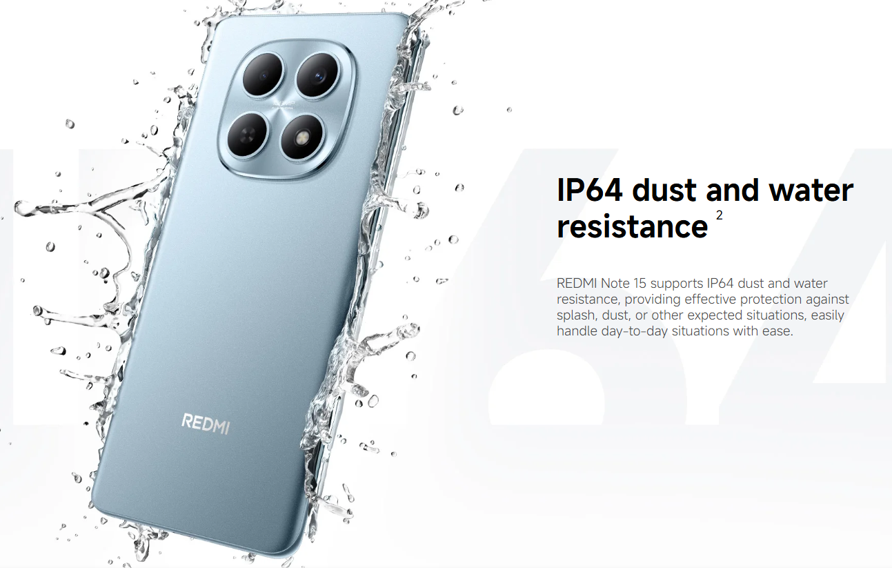 NEW ARRIVAL DEALS!! REDMI Note 15 Smartphone 6.77" AMOLED Display 8GB +256GB Dual SIM 108MP main camera 20MP front camera 6000mAh battery 33W In-screen fingerprint 120Hz+FREE GIFTS