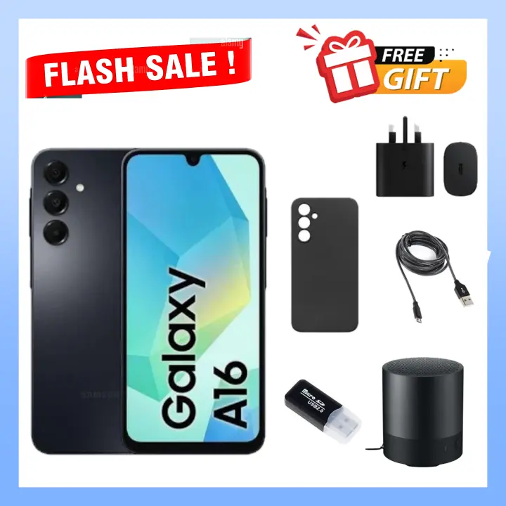 LIMITED DEALS OFFERS!! BRAND NEW Samsung Galaxy A16, 4GB+128GB ROM 6.7" HD, Android 14, 4G, Bluetooth, 50MP-Camera, Battery-5000mah,(Dual Sim)-Smartphone+FREE SMARTWATCH+EARBUDS