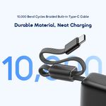 Oraimo Mini Powerbank, OPB-7103C PowerNova L11, 10000 mAH/20000mAh, Pocket Size 22.5W, Fast Charging, Dual Port, Type C Built In Cable Strap