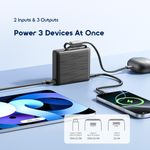 Oraimo Mini Powerbank, OPB-7103C PowerNova L11, 10000 mAH/20000mAh, Pocket Size 22.5W, Fast Charging, Dual Port, Type C Built In Cable Strap