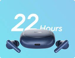 AMAZING DEALS!! Tecno TWS Buds 4 Noise Cancellation, 37 Hrs Playback, Immersive Sound, IPX5 Earbuds Bluetooth Earphone