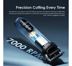 HOT DEALS!!!ORAIMO OPC-TR12 SMART HAIR TRIMMER 2 -HIGH-PERFORMANCE MOTOR LONG-LASTING BATTERY ADJUSTABLE SPEED MULTI-FUNCTIONAL USAGE TRAVEL LOCK DURABLE BLADES