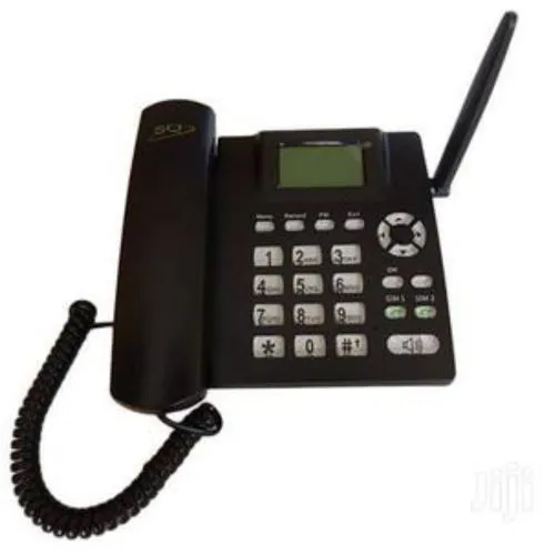 HOT DEALS!! SQ LS930 Desktop Wireless Phone:GSM Voice Call Function | Dual SIM | 2000mAh Battery | 6-Speed Dial Keys | SMS Support | FM Radio | MP3/MP4 Support | 200 Phone Entries | Landline Phone