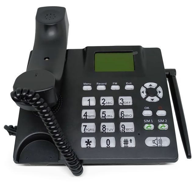 HOT DEALS!! SQ LS930 Desktop Wireless Phone:GSM Voice Call Function | Dual SIM | 2000mAh Battery | 6-Speed Dial Keys | SMS Support | FM Radio | MP3/MP4 Support | 200 Phone Entries | Landline Phone