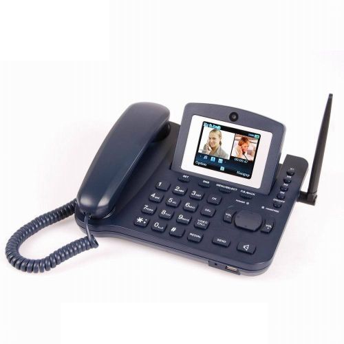 LIMITED OFFER!! SQ LS980 Desktop Wireless Phone: | GSM Voice Call Function | Dual SIM | Backlight LCD Display | SMS Support | FM Radio | MP3/MP4 Support | 200 Phonebook Entries | Landline Phones