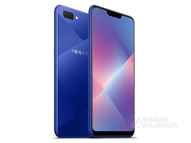 Refurbished    phones   oppo  A5   smart phone 4+64GB fingerprint free unlocking 6.2 inch supports 2G/3G/4G network dual card dual standby   13MP+8MP  4230mAh blue  4+64GB
