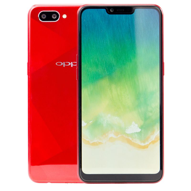 Refurbished    phones   oppo  A5   smart phone 3+64GB fingerprint free unlocking 6.2 inch supports 2G/3G/4G network dual card dual standby 
 13MP+8MP, 4230mAh  red (4+64GB)