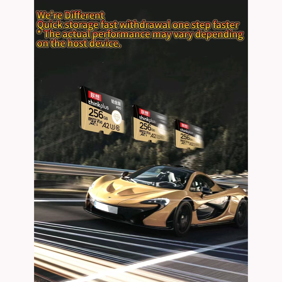 Lenovo ThinkPlus 128GB Memory Card PRO A2 U3 V30 dilass10 TF Memory Card for Recorder Camera Smart Phone TabletComputerDroneActionCamera Game Machine Be Comm