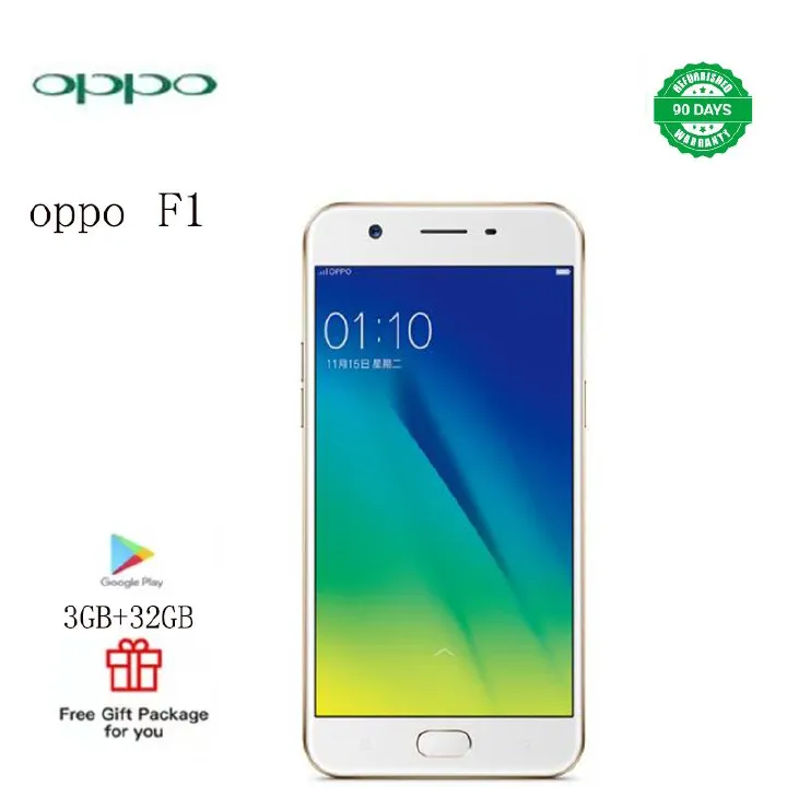 Refurbished  phones  OPPO   A57 F1    Smartphone   32+3GB 5.2'' Smartphones 16mp+13MP 2900mAh  fingerprint unlocking Gold      Single Card   Unlock Smart Phone