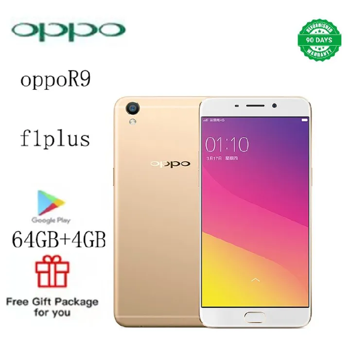 Refurbished  phones   oppo  R9   F1plus  smart phone    4GB + 64gb 16mp+8mp 3010mAh dual card  lockless