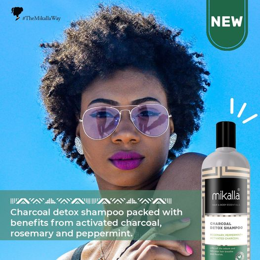 [Special Offer] Mikalla Official Store MIKALLA CHARCOAL DETOX SHAMPOO hair care-500 ML