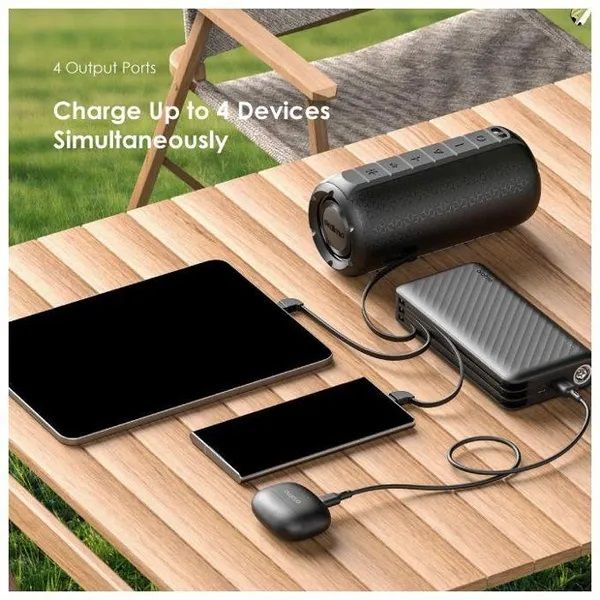 RESTOCKED Oraimo Traveler Link 27 OPB-P5271 - 27,000mAh 12W Power Bank with Built-in Lightning, Type C & Micro USB Cables - Ultimate Portable Charging Solution