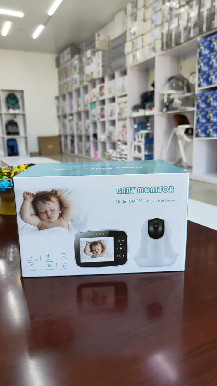 RESTOCKED Baby Monitor, Video Baby Monitor Wireless Night Vision , Newborn Baby Monitor with Zoomable Night Vision Digital  Lullabies