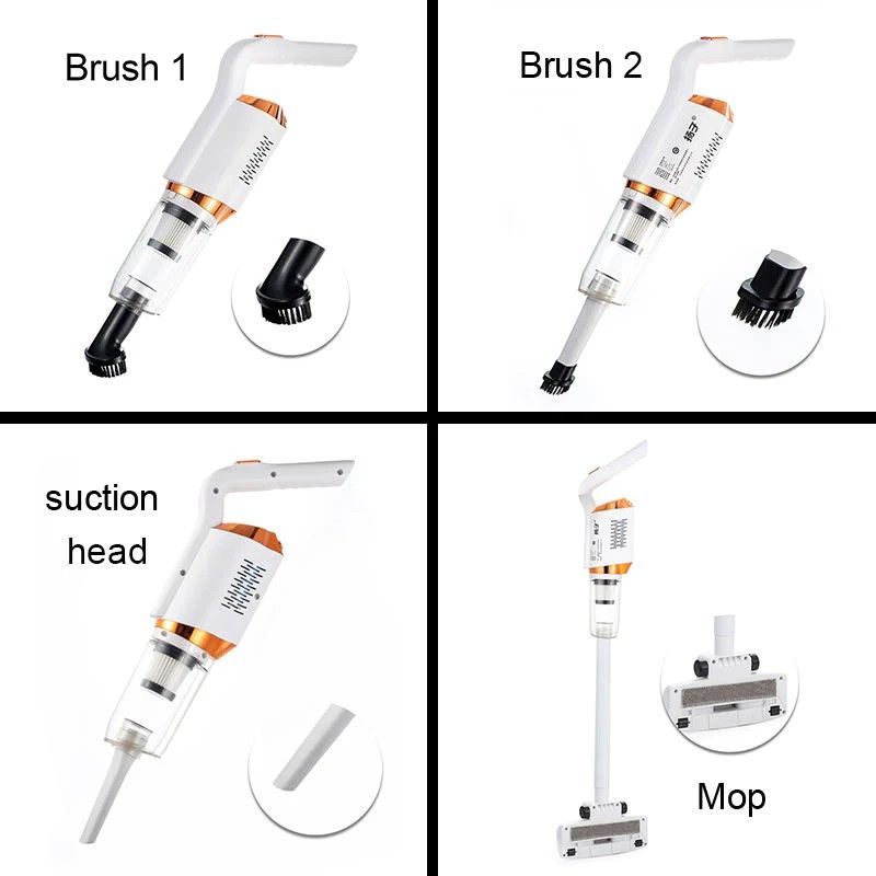 120W Cordless Handheld Vacuum – 7500Pa Suction, Rechargeable, for Home & Car Use