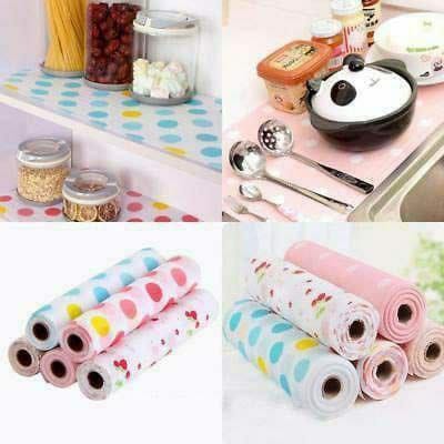 Multi-Purpose Shelf Mat Roll 30×500cm Dust Proof, Moisture-Absorbing & Skid-Resistant Liner for Kitchen, Cabinet & Drawer Protection