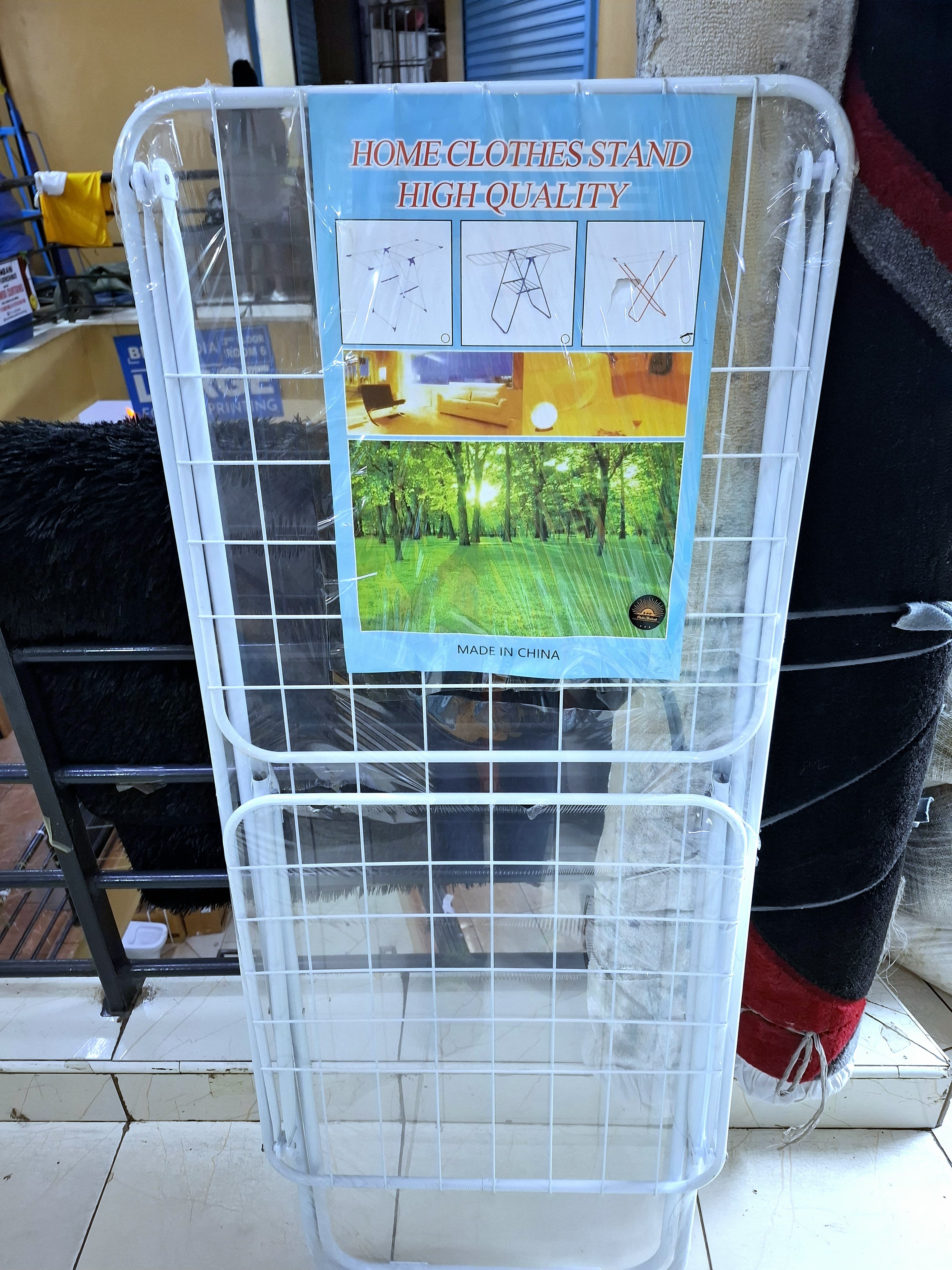 Metallic Drying Home Clothes Stand Dimensions: 1.8m