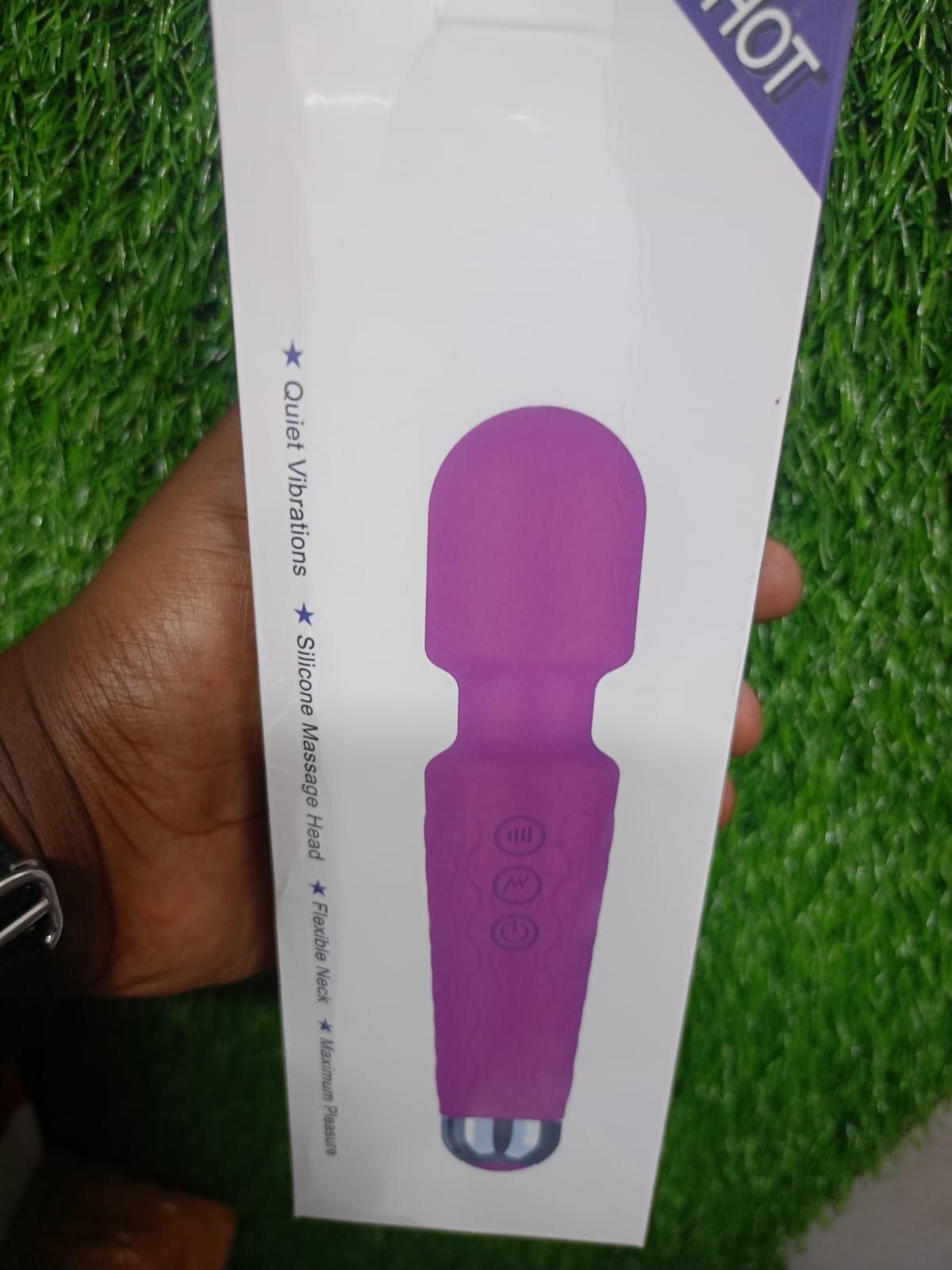Wireless Wand Vibrator For Women Clitoris & G-Spot Massager With 20 Modes, 8 Intensities, USB Rechargeable & Waterproof Silicone view 3