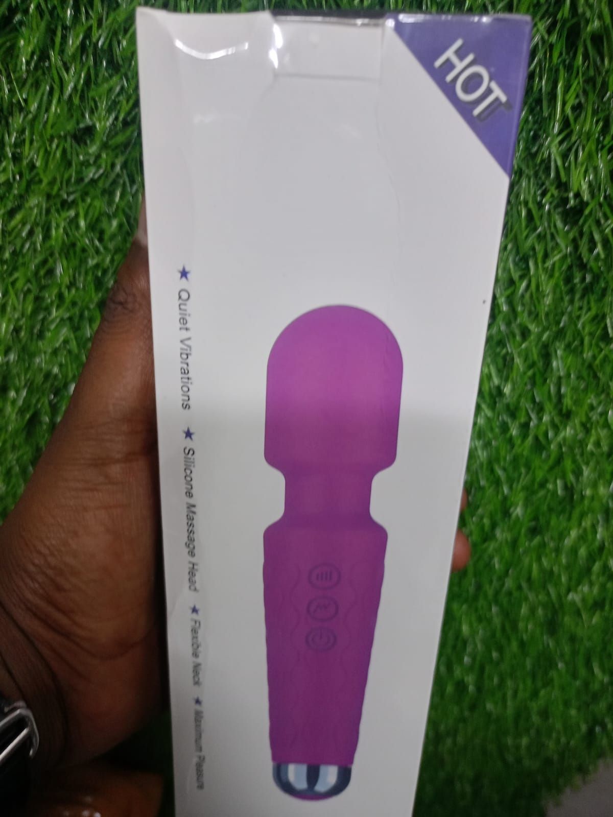 Wireless Wand Vibrator For Women Clitoris & G-Spot Massager With 20 Modes, 8 Intensities, USB Rechargeable & Waterproof Silicone view 2