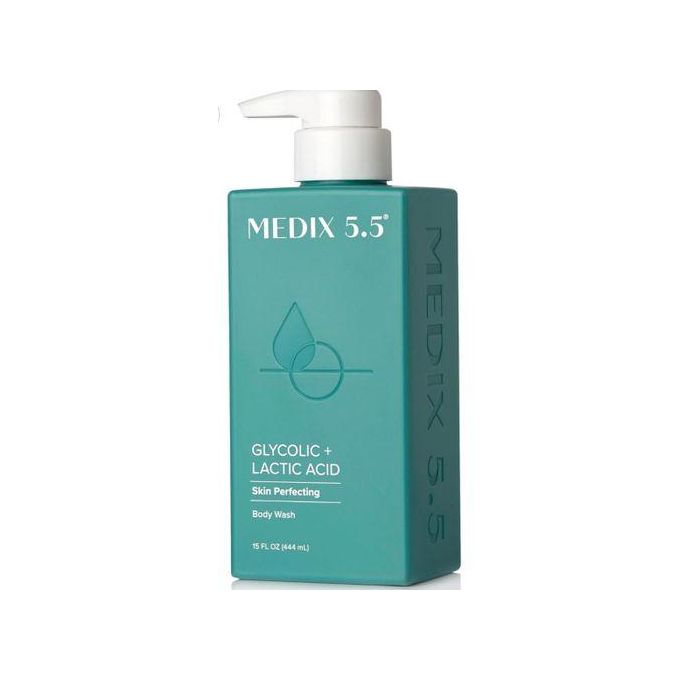 Medix 5.5 Glycolic acid & lactic acid Skin perfecting Exfoliating Body wash-444ml