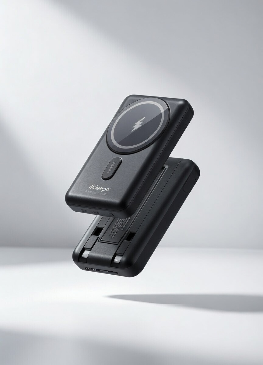 ALDEEPO MAGNETIC POWER BANK | PRO-PD68 10000mAh 22.5W | 2 in 1polymer power bank | Fast Charging | Magsafe 15W | Durable battery