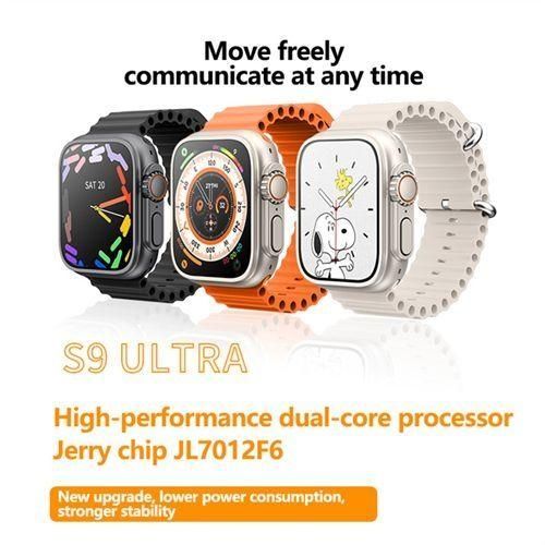 T900 Ultra smart watch |2.1 Inch Full Touch Screen Smart Watch - Sport Fitness Call - Black