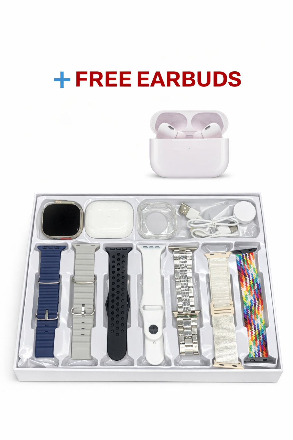 H20 MAX SMART WATCH NOW AVAILABLE!!

•⁠  ⁠COMES WITH 1 EARBUDS 
•⁠  ⁠7 DIFFERENT COLOUR STRAPS 
•⁠  ⁠CHARGING CABLES