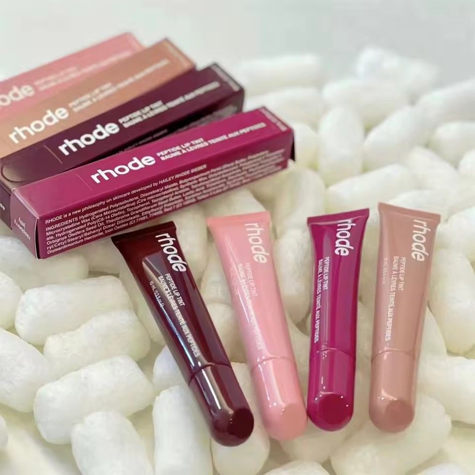 Rhode Makeup Lipstick Phone Case Moisturizer Lip Gloss Lines Lasting Nourishing Ins Salty Tan Raspberry Toast Espresso with Box