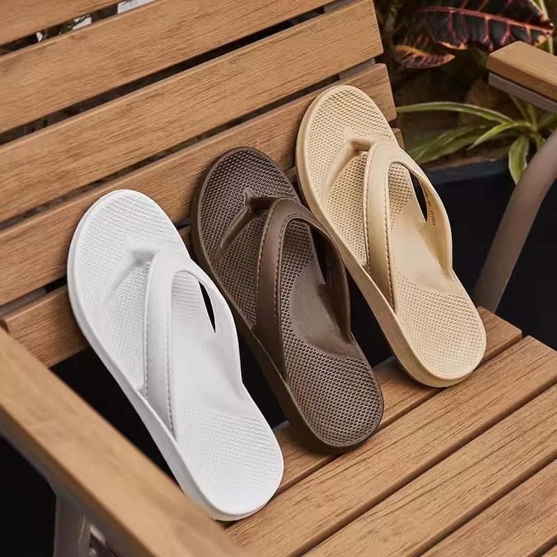 Crestar Women's New Flat Flip Flops Summer Outdoor Comfort Soft Sole Beach Sandals Lady Flat Slippers Indoor Casual House Slides