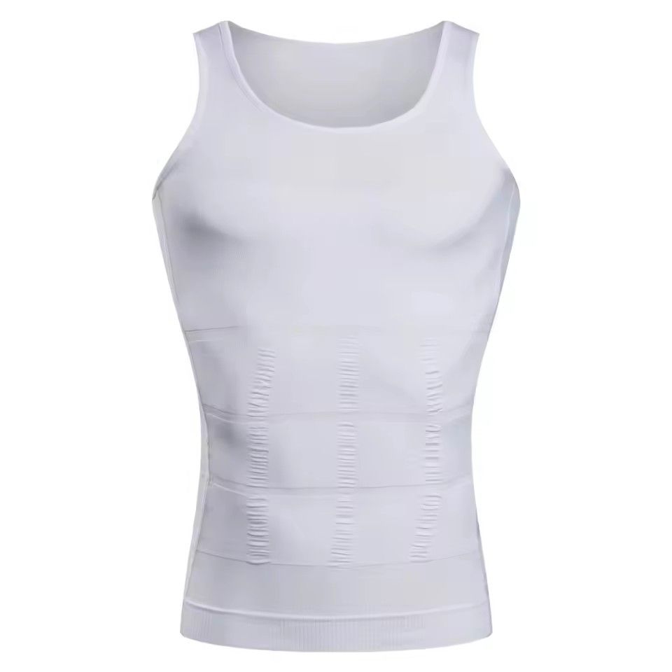Men Body Shaper Slimming Compression Vest Undershirt Seamless Waist Trainer Tank Top Belly Control Weight Loss Shapewear