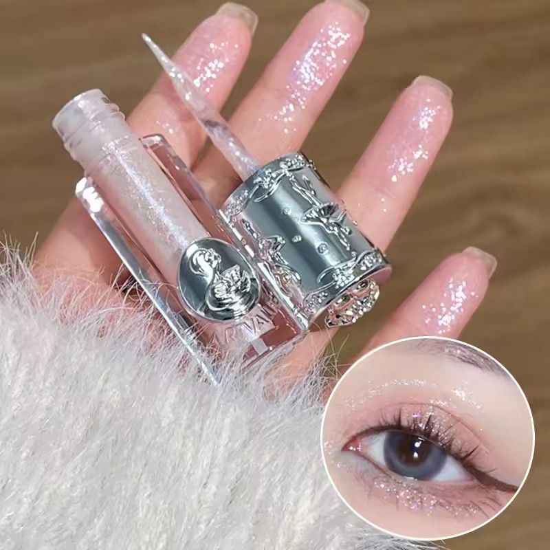 Balletism Liquid Eyeshadow Liquid Fine Shimmer High Light Eyeshadow delicate everything with influencer view 6