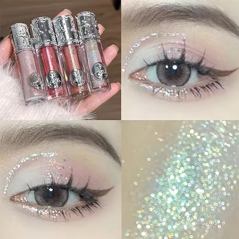 Balletism Liquid Eyeshadow Liquid Fine Shimmer High Light Eyeshadow delicate everything with influencer view 9