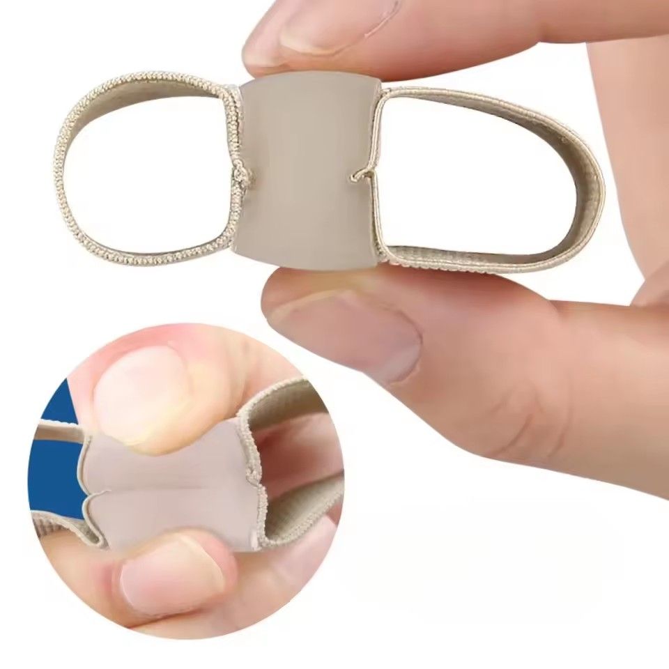 1Pc Two Toe Separator Hallux Valgus Bunion Corrector Orthotics Feet Bone Thumb Adjuster Correction Pedicure Feet Straightener