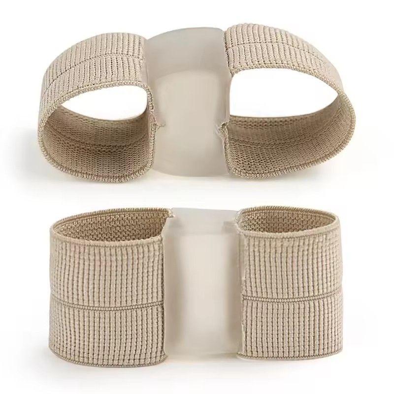 1Pc Two Toe Separator Hallux Valgus Bunion Corrector Orthotics Feet Bone Thumb Adjuster Correction Pedicure Feet Straightener