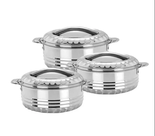 Big Hotpot Serving Dish 6pcs Hotpot Set - & Casserole Dish | Heavy Duty Stainless Steel (500ml-10000ml) - Keeps Food Warm 6+ Hours