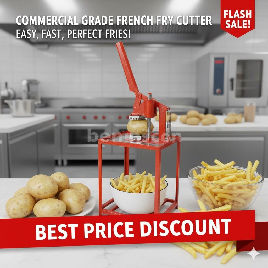 Chips Cutter Machine Heavy Duty For Commercial Chips Making  Machine  for Deep Fryer Chips Slicer | Removable Parts for Easy Clean