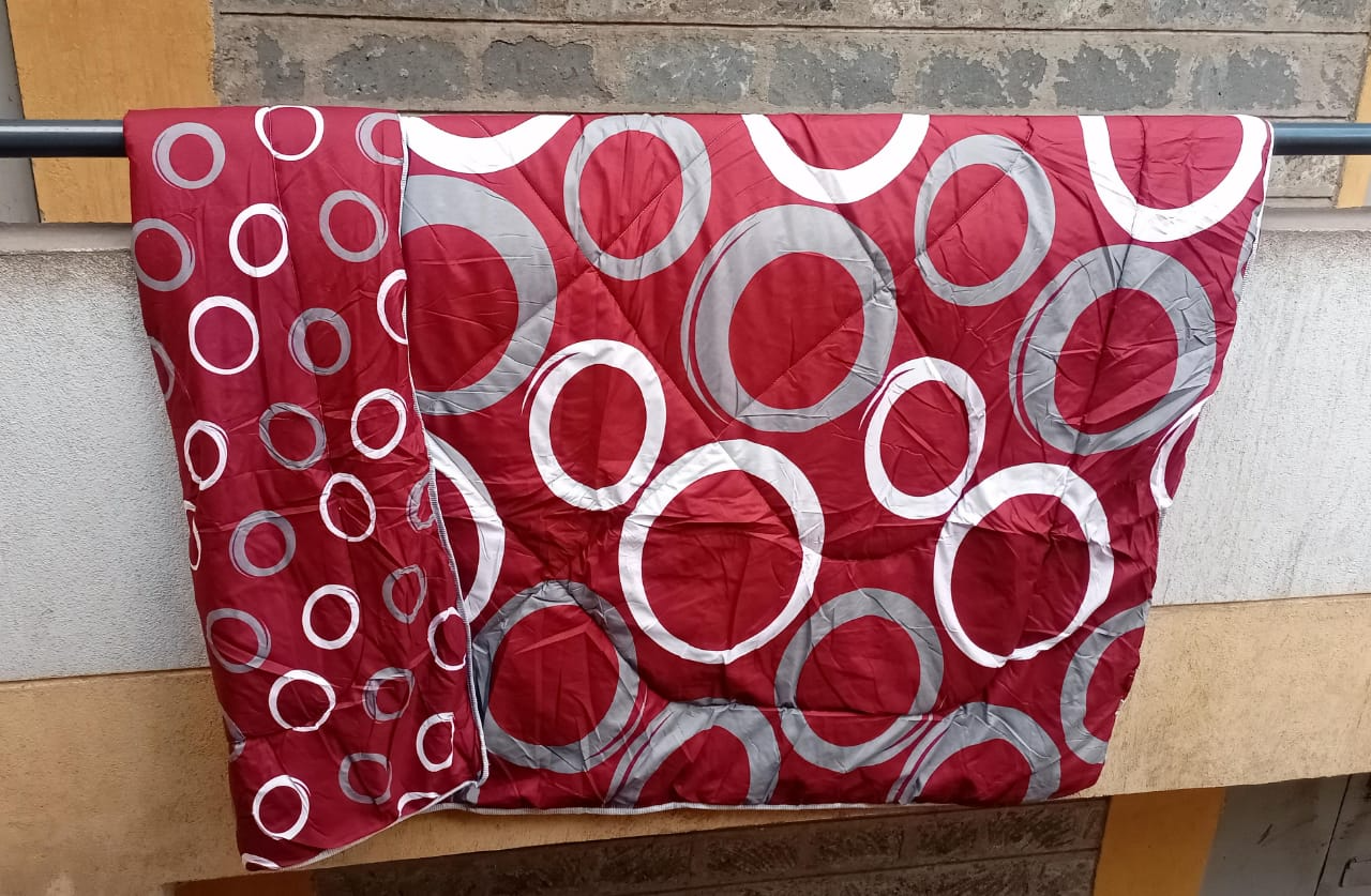 5*6 Duvet Set Binded Warm Cotton Star Duvet- Blanket-1 Duvet 1 Bedsheet 2 Cases