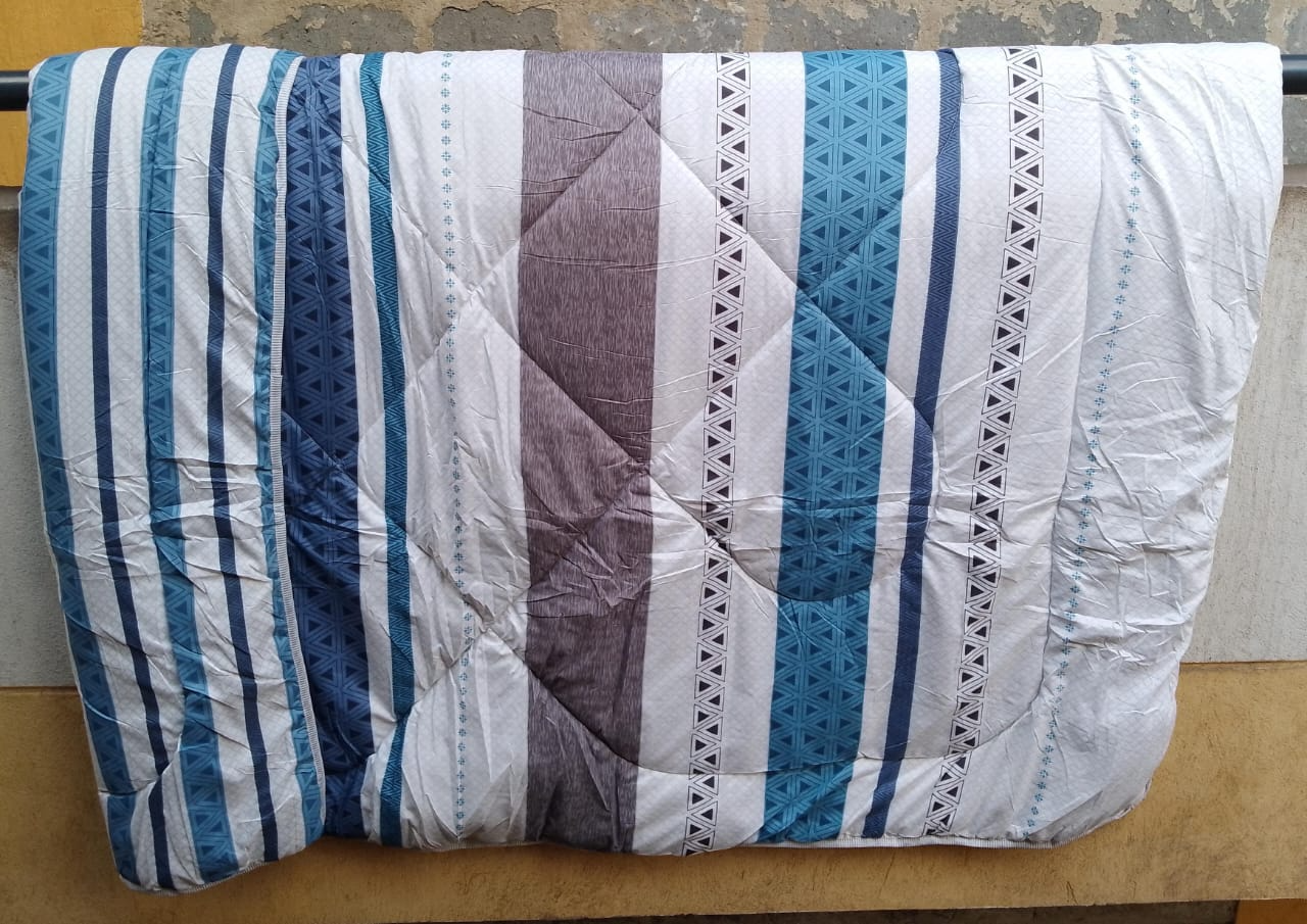 5*6 Duvet Set Binded Warm Cotton Star Duvet- Blanket-1 Duvet 1 Bedsheet 2 Cases