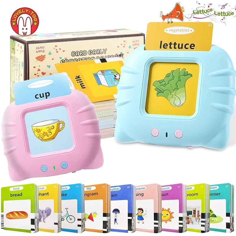 TALKING CARDS. Early educational flash audio cards. Talking Flash Cards Early Educational Toys. It is a great learning way for them to explore different possibilities.