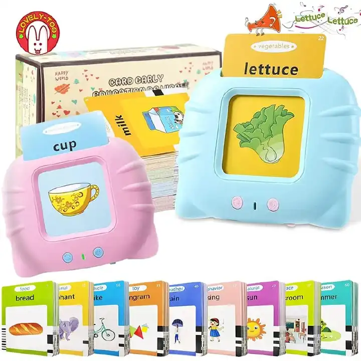 TALKING CARDS. Early educational flash audio cards. Talking Flash Cards Early Educational Toys. It is a great learning way for them to explore different possibilities.