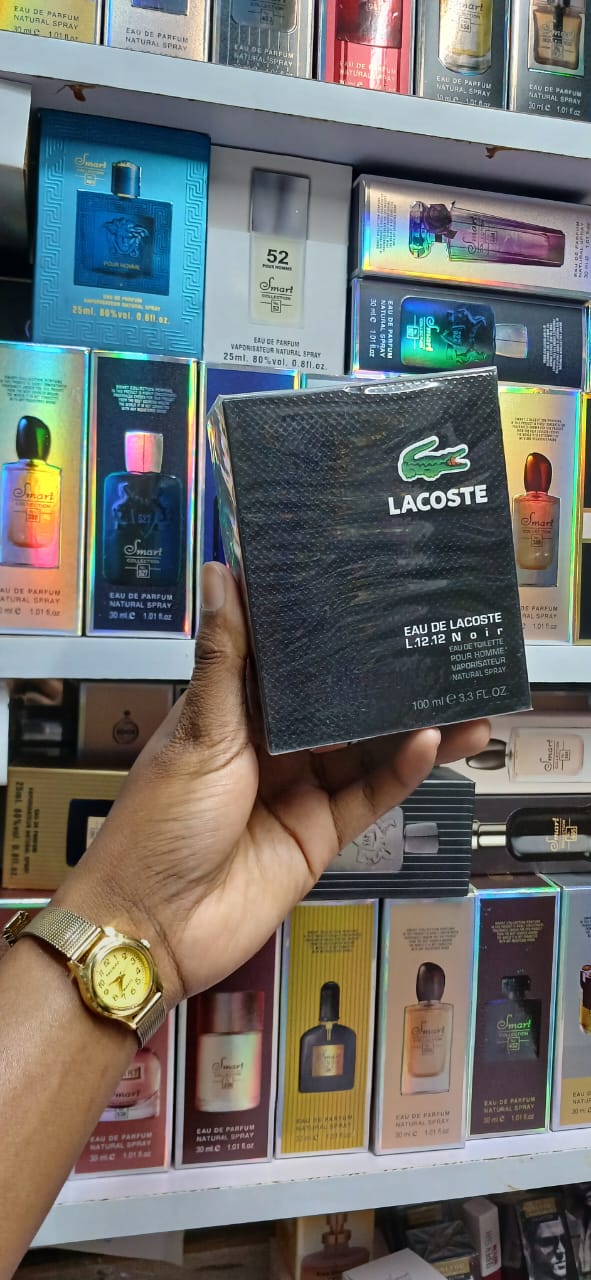 LACOSTE  MEN PERFUME. Lacoste Pour Homme Noir 100ML EDT, leaves you feeling cool and confident;offers a long-lasting, truly intense and daring fragrance experience.